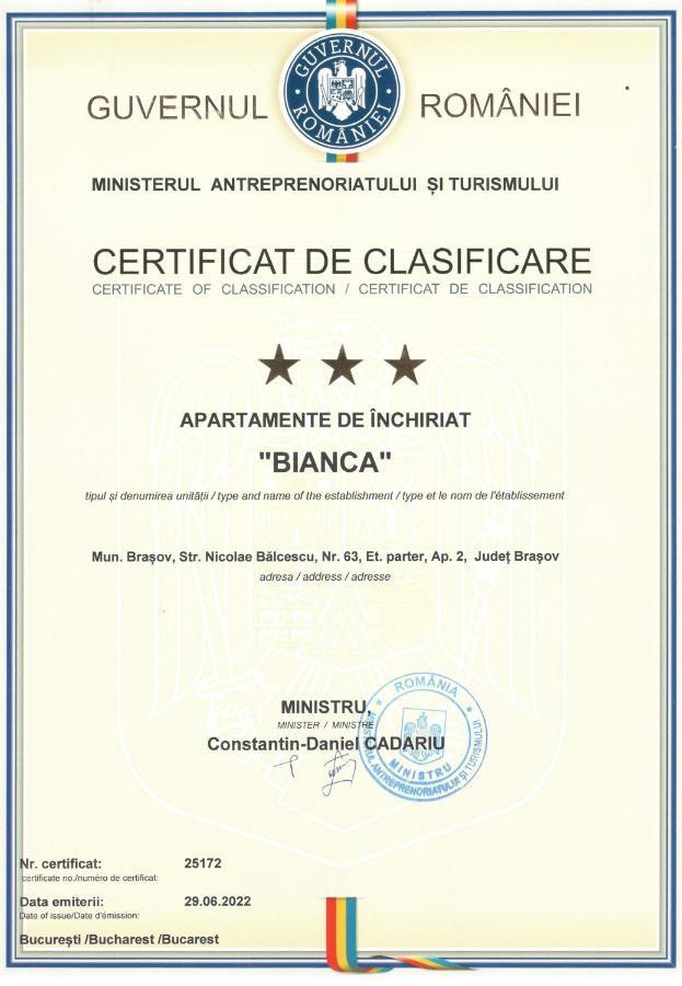 Apartment Bianca Braşov Extérieur photo